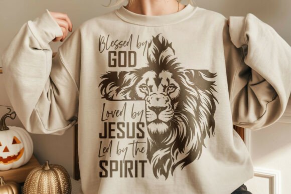 Blessed by God Svg, Loved by Jesus: A Faithful Embroidery Design