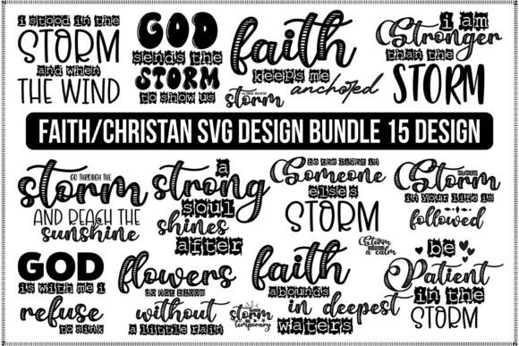 Christian SVG Bundle: Faith SVG, Jesus