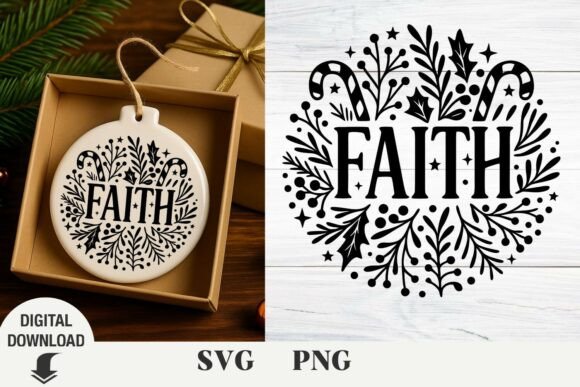 Christmas Ornaments Svg, Faith Svg, Chri Review for Real Projects