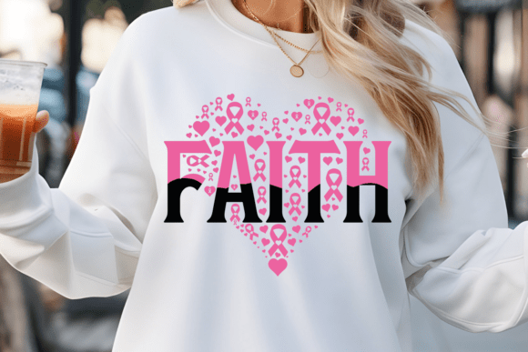 Review of Faith SVG, Breast Cancer Quotes SVG for Real Embroidery Projects